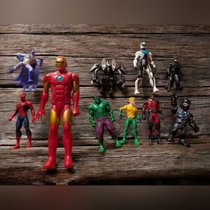 Superhero Action Figure Set - Marvel, Dc And More
